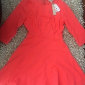 GB Scoop Neck Flare Bottom Dress